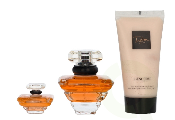 Lancome Tresor Giftset 87.5 ml Edp Spray 30ml/Body Lotion 50ml/Edp Spray 7.5ml i gruppen SKØNHED & HELSE / Gaveæske / Gaveæske til hende hos TP E-commerce Nordic AB (D41683)