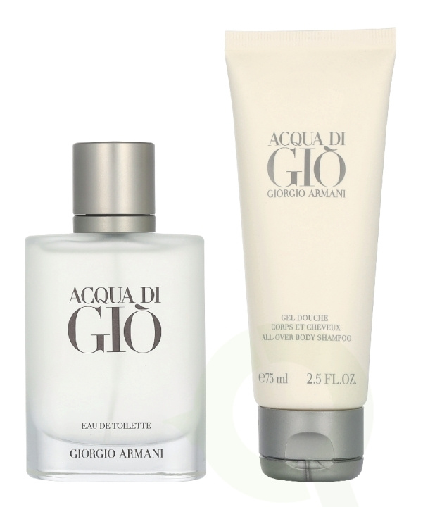Armani Acqua Di Gio Giftset 125 ml Edt Spray 50 ml/Shower gel 75 ml i gruppen SKØNHED & HELSE / Duft & Parfume / Parfume hos TP E-commerce Nordic AB (D41708)