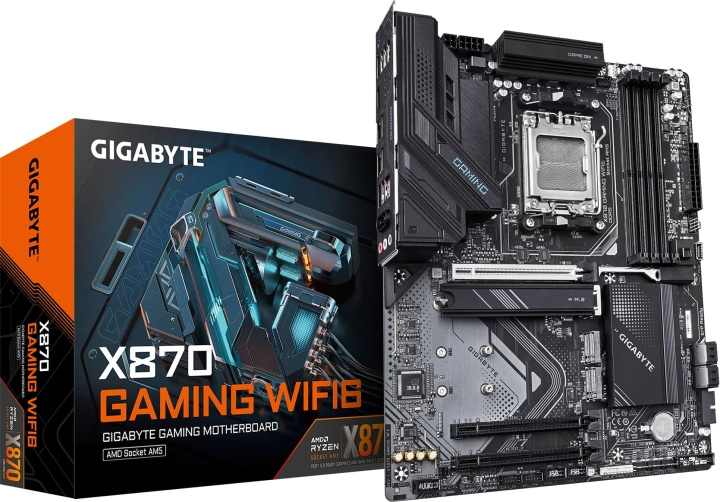 Gigabyte X870 GAMING WIFI6 ATX-bundkort i gruppen COMPUTERTILBEHØR / Computerkomponenter / Bundkort hos TP E-commerce Nordic AB (D41742)
