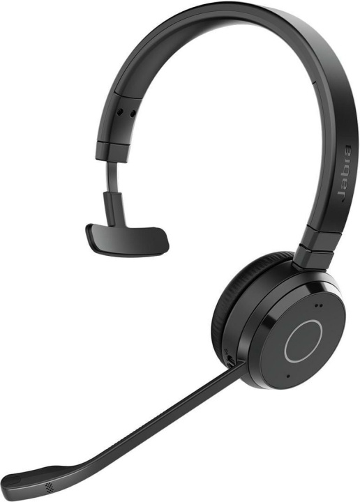 Jabra Evolve 65 TE Bluetooth-headset, MS, USB-A, mono i gruppen COMPUTERTILBEHØR / Computer Tilbehør / Headset hos TP E-commerce Nordic AB (D41759)