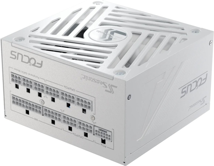 Seasonic FOCUS GX-850 ATX 3.1 (2024) strømforsyning, hvid, 850 W i gruppen COMPUTERTILBEHØR / Computerkomponenter / Strømforsyning / PSU hos TP E-commerce Nordic AB (D41767)