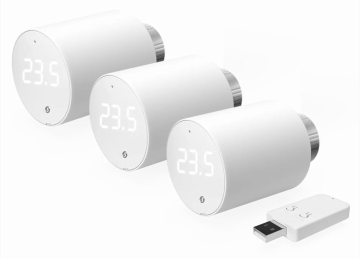 Shelly BLU TRV + BLU Gateway Gen3 -smarttermostat, 3 stk. i gruppen HJEM, HUS & HAVE / Smart hjem / Smart plugs hos TP E-commerce Nordic AB (D41771)