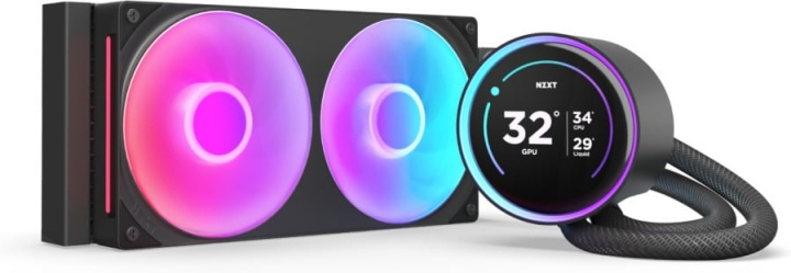 NZXT Kraken Elite RGB 240 (2024) – væskekølesystem, sort i gruppen COMPUTERTILBEHØR / Computerkomponenter / Køling hos TP E-commerce Nordic AB (D41785)