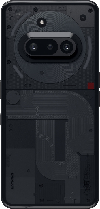Nothing Phone (3a) telefon, 128/8 GB, sort i gruppen SMARTPHONES & TABLETS / Mobiltelefoner & smartphones hos TP E-commerce Nordic AB (D41836)