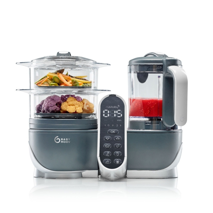 Babymoov Nutribaby (+) – Industrial Grey i gruppen HJEM, HUS & HAVE / Husholdningsapparater / Foodprocessor og køkkenassistenter / Foodprocessor hos TP E-commerce Nordic AB (D42110)