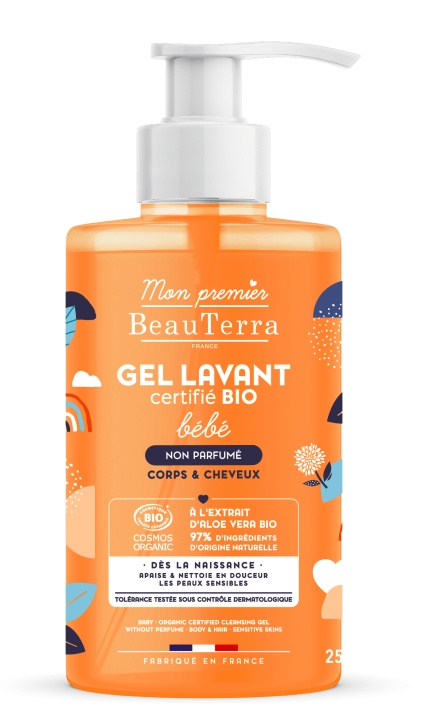 BeauTerra Parfumefri babyvaskegel – BIO – 750 ml i gruppen SKØNHED & HELSE / Hudpleje / Kropspleje / Bad & brusecreme hos TP E-commerce Nordic AB (D42183)