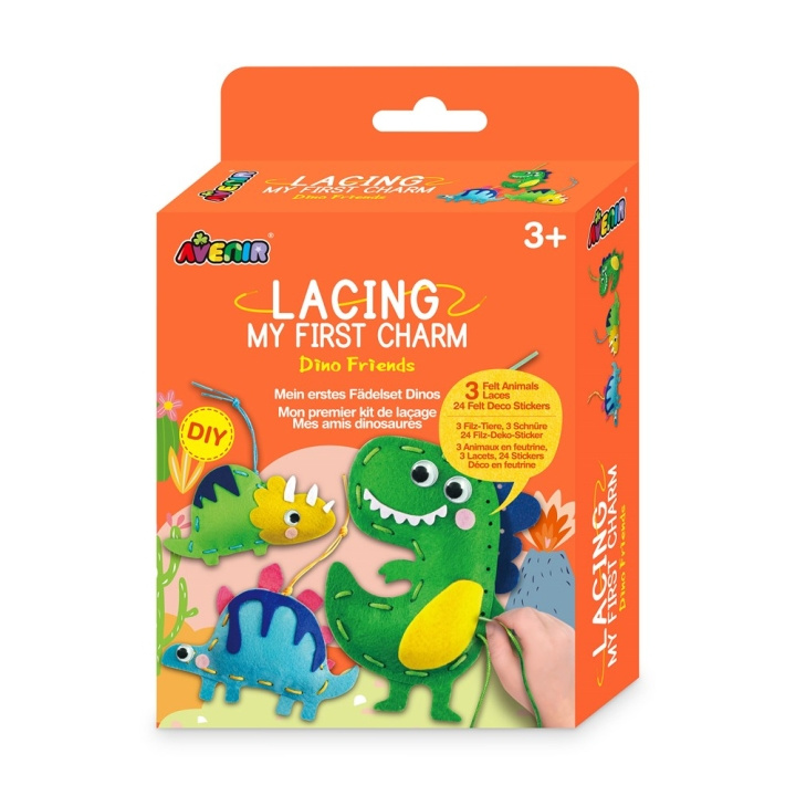 Avenir – DIY-taskevedhæng Dino (5211798) i gruppen LEGETØJ, BØRN & BABY / Legetøj / Hobbyartikler hos TP E-commerce Nordic AB (D42271)