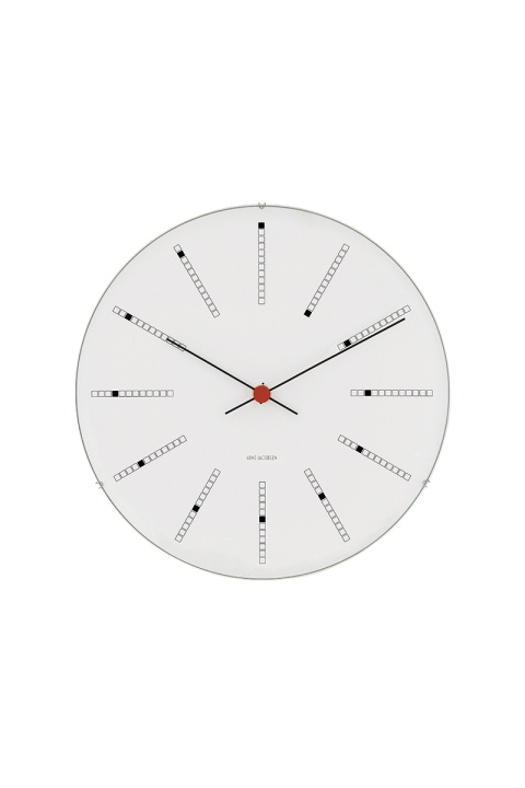 Arne Jacobsen Clocks Arne Jacobsen – Bankers vægur – Ø21 cm – Hvid i gruppen HJEM, HUS & HAVE / Ure og tællere / Væg ure hos TP E-commerce Nordic AB (D42300)