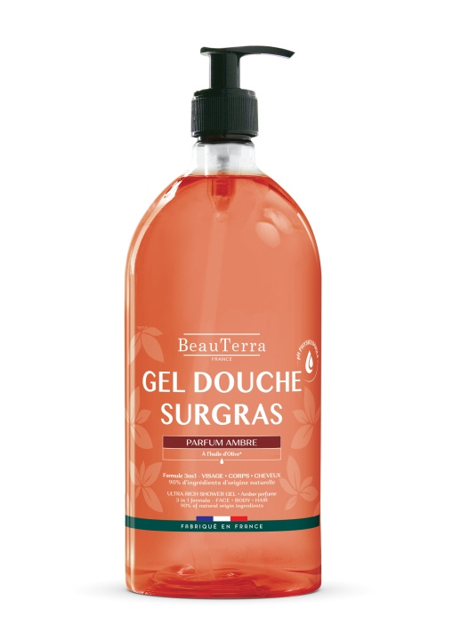BeauTerra Ultra Rich Shower Gel – Ambre – 1 l i gruppen SKØNHED & HELSE / Hudpleje / Kropspleje / Bad & brusecreme hos TP E-commerce Nordic AB (D42333)