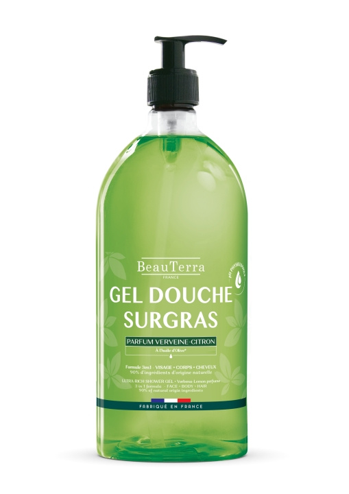 BeauTerra Ultra Rich Shower Gel – Citronverbena – 1 l i gruppen SKØNHED & HELSE / Hudpleje / Kropspleje / Bad & brusecreme hos TP E-commerce Nordic AB (D42337)