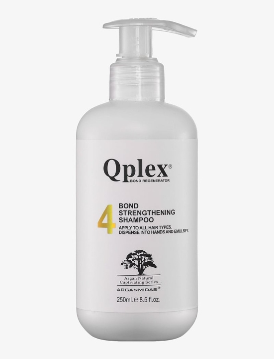 Arganmidas Qplex No.4 BOND STRENGTHENING SHAMPOO – 250 ml i gruppen SKØNHED & HELSE / Hår og styling / Hårpleje / Shampoo hos TP E-commerce Nordic AB (D42362)