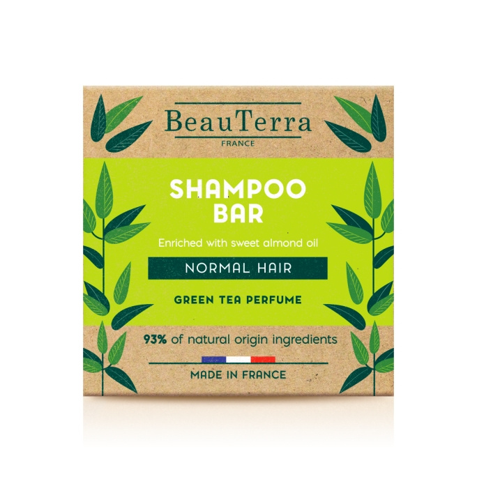 BeauTerra Shampoo-bar – til normalt hår – 75 g i gruppen SKØNHED & HELSE / Hår og styling / Hårpleje / Shampoo hos TP E-commerce Nordic AB (D42374)