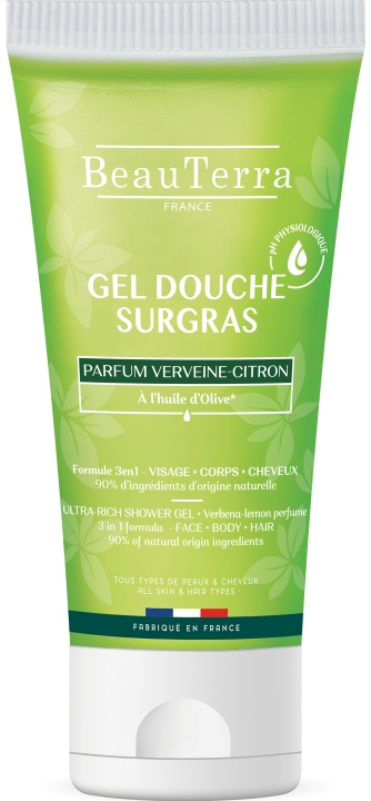 BeauTerra Ultra Rich Shower Gel – Citronverbena – 200 ml i gruppen SKØNHED & HELSE / Hudpleje / Kropspleje / Bad & brusecreme hos TP E-commerce Nordic AB (D42382)