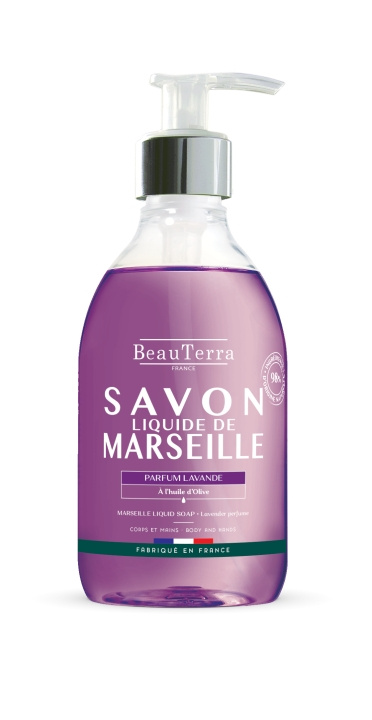 BeauTerra Marseille flydende sæbe – Lavendel – 300 ml i gruppen SKØNHED & HELSE / Hudpleje / Kropspleje / Duft sæbe hos TP E-commerce Nordic AB (D42387)