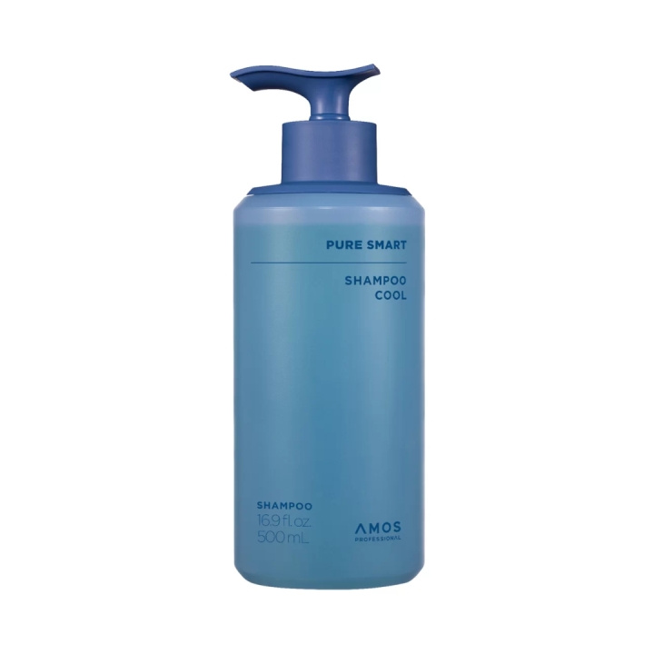 Amos Professional Pure Smart Shampoo – Cool – 500 ml i gruppen SKØNHED & HELSE / Hår og styling / Hårpleje / Shampoo hos TP E-commerce Nordic AB (D42499)