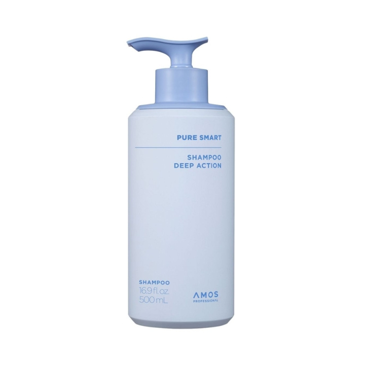 Amos Professional Pure Smart Shampoo Deep Action – 500 ml i gruppen SKØNHED & HELSE / Hår og styling / Hårpleje / Shampoo hos TP E-commerce Nordic AB (D42500)