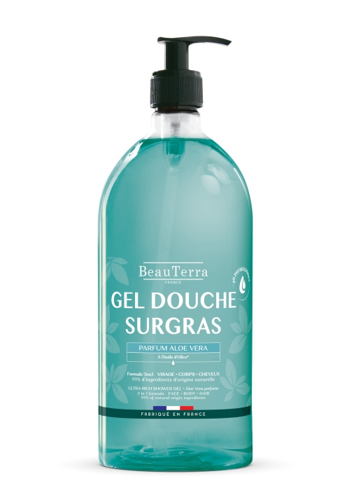 BeauTerra Ultra Rich Shower Gel – Aloe Vera-duft – 1 l i gruppen SKØNHED & HELSE / Hudpleje / Kropspleje / Bad & brusecreme hos TP E-commerce Nordic AB (D42539)