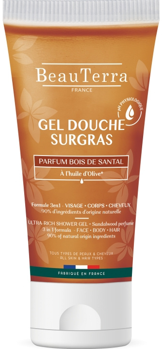 BeauTerra Ultra Rich Shower Gel – Sandeltræ – 200 ml i gruppen SKØNHED & HELSE / Hudpleje / Kropspleje / Bad & brusecreme hos TP E-commerce Nordic AB (D42541)