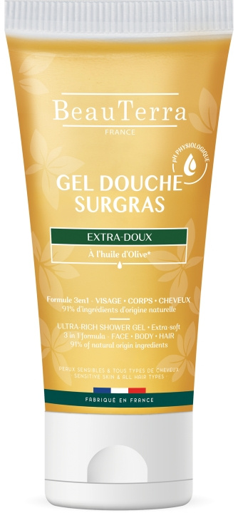 BeauTerra Ultra Rich Shower Gel – Høj tolerance – 200 ml i gruppen SKØNHED & HELSE / Hudpleje / Kropspleje / Bad & brusecreme hos TP E-commerce Nordic AB (D42542)