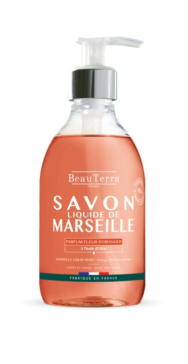 BeauTerra Marseille flydende sæbe – appelsinblomst – 300 ml i gruppen SKØNHED & HELSE / Hudpleje / Kropspleje / Duft sæbe hos TP E-commerce Nordic AB (D42545)