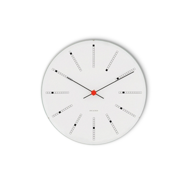 Arne Jacobsen Clocks Arne Jacobsen – Bankers vægur – Ø29 cm – Hvid i gruppen HJEM, HUS & HAVE / Ure og tællere / Væg ure hos TP E-commerce Nordic AB (D42660)