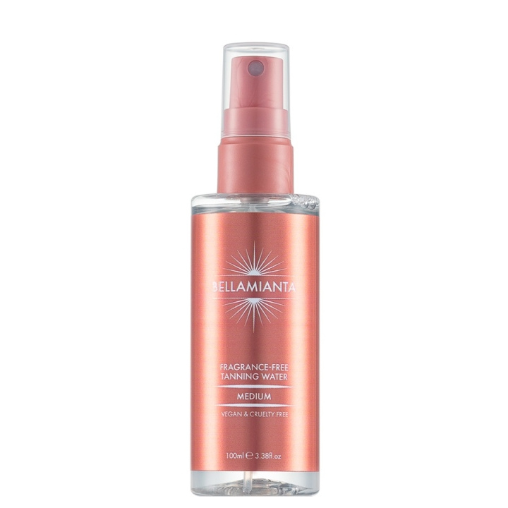 Bellamianta Fragrance Free Tanning Water Medium 100 ml i gruppen SKØNHED & HELSE / Hudpleje / Tanning / Brun uden sol hos TP E-commerce Nordic AB (D42673)