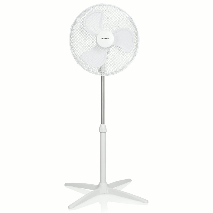 Champion Golvfläkt 40cm GF130 Vit i gruppen HJEM, HUS & HAVE / Ventilator & Klima apparater / Gulventilatorer hos TP E-commerce Nordic AB (D42683)