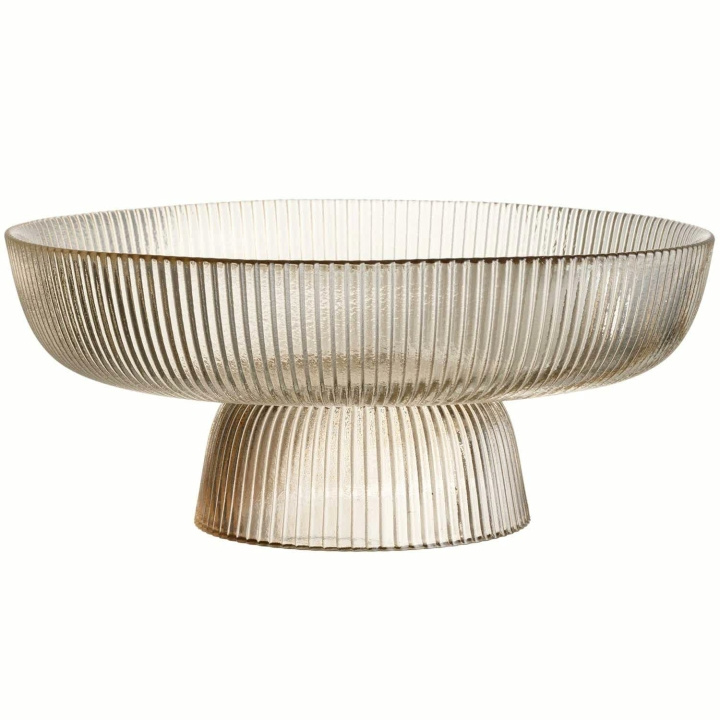 Maku Serveringsskål räfflad champagne 26 cm i gruppen HJEM, HUS & HAVE / Køkkenredskaber / Øvrige køkkenredskaber hos TP E-commerce Nordic AB (D42689)