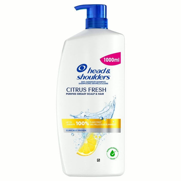Head & Shoulders Citrus Fresh Schampo mot mjäll,1000ml Pump i gruppen SKØNHED & HELSE / Hår og styling / Hårpleje / Shampoo hos TP E-commerce Nordic AB (D42788)
