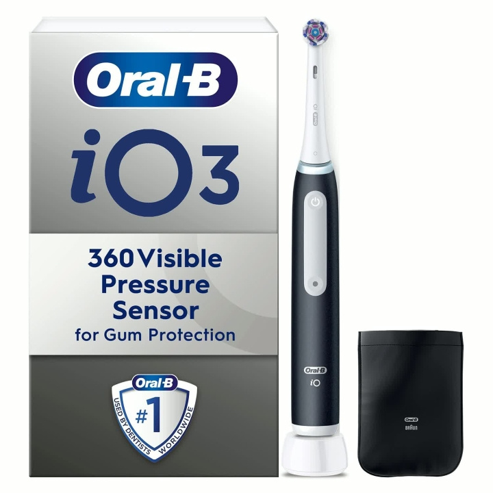 Oral B Borsthuvud iO White Clean Black i gruppen SKØNHED & HELSE / Oral pleje / Tilbehør til elektriske tandbørster hos TP E-commerce Nordic AB (D42832)