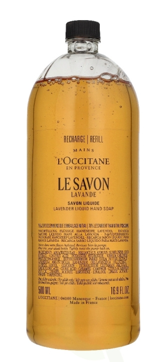 L\'Occitane Lavender Liquid Hand Soap Refill 500 ml i gruppen SKØNHED & HELSE / Hudpleje / Kropspleje / Duft sæbe hos TP E-commerce Nordic AB (D43038)