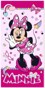 Disney Minnie Mouse Håndklæde – 70 x 140 cm – Minnie Mouse (110060) i gruppen HJEM, HUS & HAVE / Badværelse / Håndklæder hos TP E-commerce Nordic AB (D43109)