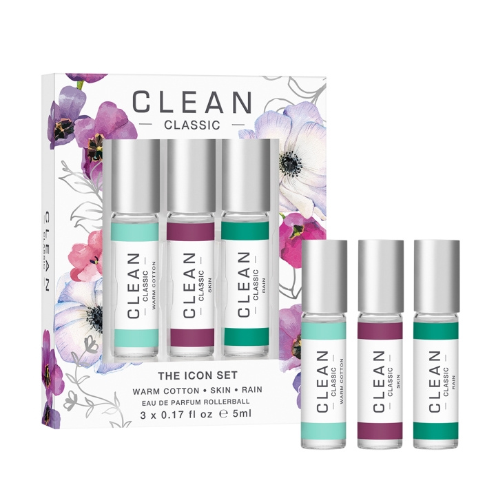Clean Gaveæske med 3 stk. klassiske rollerball-parfumer i gruppen SKØNHED & HELSE / Duft & Parfume / Parfume / Parfume kasser hos TP E-commerce Nordic AB (D43113)