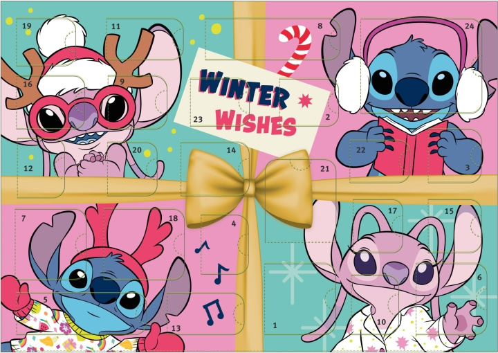 Disney Stitch - Julekalender (6600000158) i gruppen LEGETØJ, BØRN & BABY / Legetøj / Advent kalendere hos TP E-commerce Nordic AB (D43123)