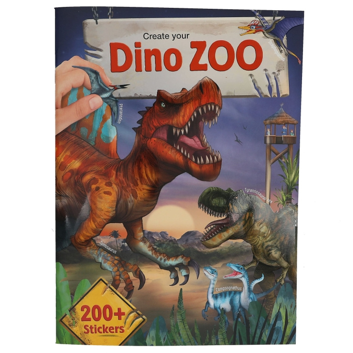 Dino World Malebog: Skab din egen DINO ZOO (413606) i gruppen LEGETØJ, BØRN & BABY / Legetøj / Hobbyartikler hos TP E-commerce Nordic AB (D43152)