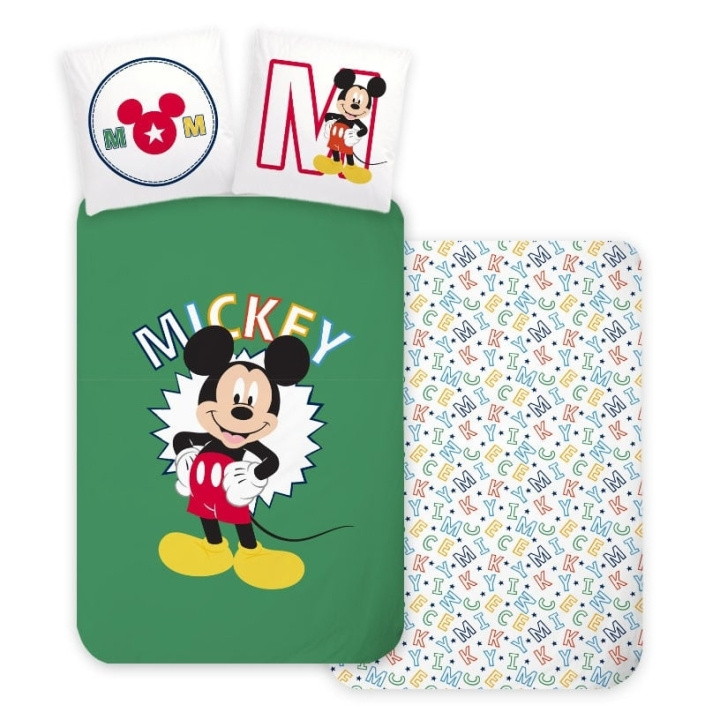 BrandMac Sengetøj – Juniorstørrelse 100 x 140 cm – Mickey (1000963) i gruppen LEGETØJ, BØRN & BABY / Børnetekstiler / Sengetøj hos TP E-commerce Nordic AB (D43226)