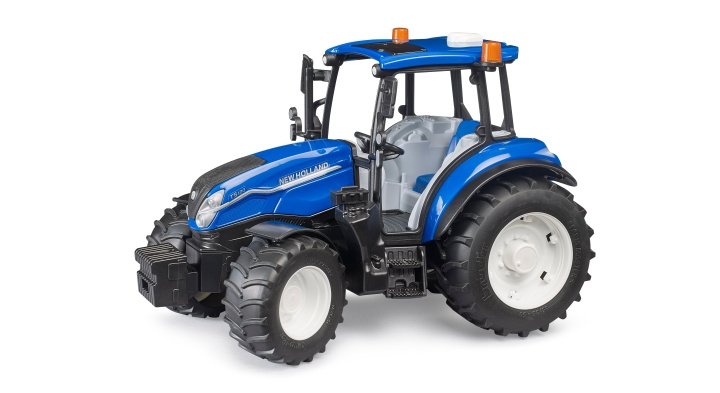 Bruder – New Holland T5.120 (02184) i gruppen LEGETØJ, BØRN & BABY / Legetøj / Legetøjsbiler hos TP E-commerce Nordic AB (D43238)