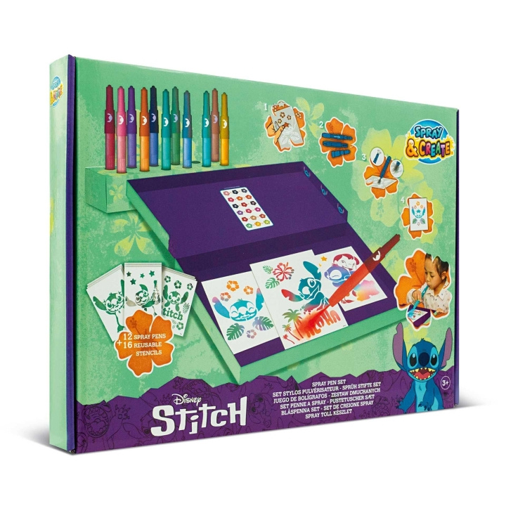 Disney Stitch Stitch – Sprøjtepen-sæt til skrivebordet (ST23368V) i gruppen LEGETØJ, BØRN & BABY / Legetøj / Hobbyartikler hos TP E-commerce Nordic AB (D43243)