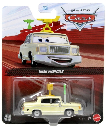 Disney Cars 3 – Die Cast – Brad Winmiler (JMB94) i gruppen LEGETØJ, BØRN & BABY / Legetøj / Legetøjsbiler hos TP E-commerce Nordic AB (D43263)