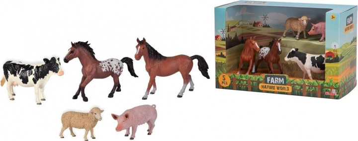 Dickie Toys Simba – Nature World – Sæt med bondegårdsdyr (104343102) i gruppen LEGETØJ, BØRN & BABY / Legetøj / Figurer, miniaturer og tilbehør hos TP E-commerce Nordic AB (D43294)