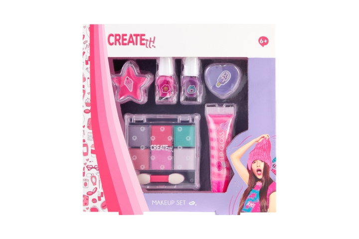 CREATE it! Makeup-sæt Pink Lilac (884507V2) i gruppen LEGETØJ, BØRN & BABY / Legetøj / Lille hjem & rollespil hos TP E-commerce Nordic AB (D43301)