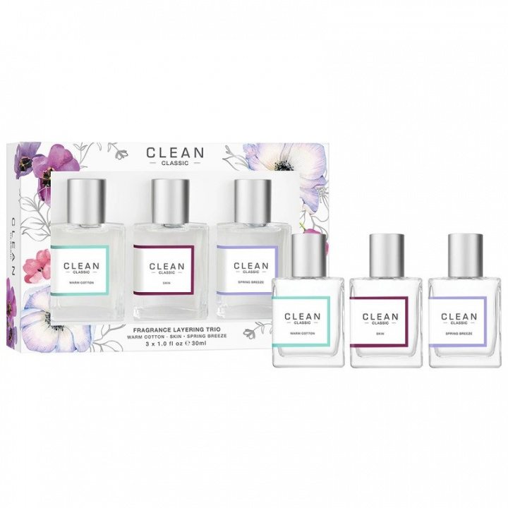 Clean Clean XMAS Classic Layering Eau de Parfum 3 x 30 ml – Gavesæt i gruppen SKØNHED & HELSE / Duft & Parfume / Parfume / Parfume kasser hos TP E-commerce Nordic AB (D43303)