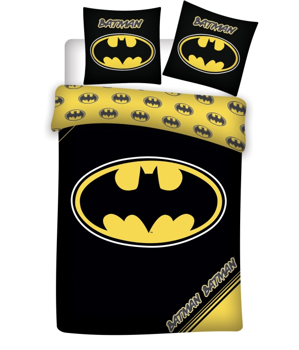 BrandMac Sengetøj – voksenstørrelse 140 x 200 cm – Batman (1000483) i gruppen HJEM, HUS & HAVE / Interiør / Sengetøj hos TP E-commerce Nordic AB (D43337)
