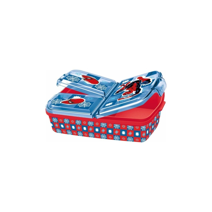 Disney Stor - Madkasse med flere rum - Spider-Man (83520) i gruppen LEGETØJ, BØRN & BABY / Mad & Drikke / Børnebestik og tallerkener hos TP E-commerce Nordic AB (D43460)