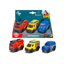 Dickie Toys Micro Rescue Force (203712029) i gruppen LEGETØJ, BØRN & BABY / Legetøj / Legetøjsbiler hos TP E-commerce Nordic AB (D43467)