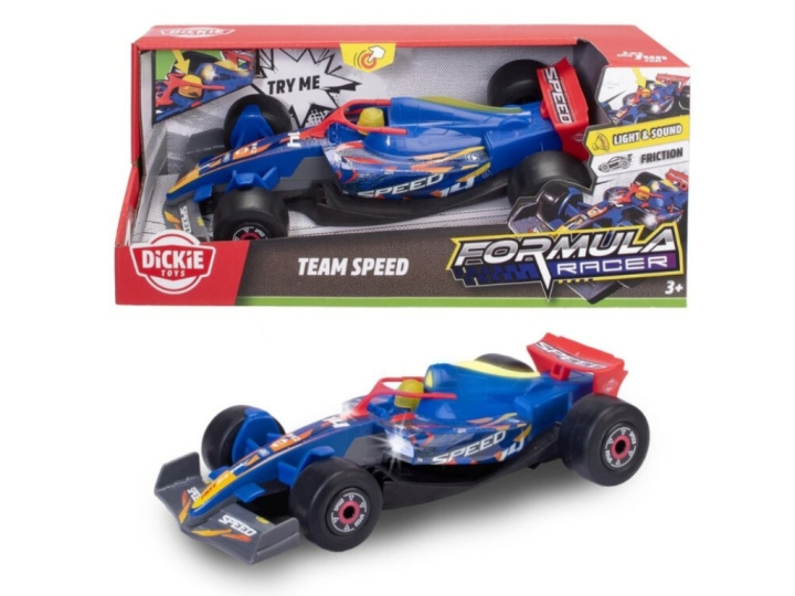 Dickie Toys Formula Racer Team SPEED (203764037) i gruppen LEGETØJ, BØRN & BABY / Legetøj / Legetøjsbiler hos TP E-commerce Nordic AB (D43470)