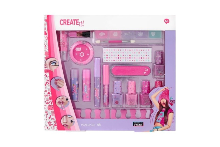 CREATE it! Makeup-sæt (884511V3) i gruppen LEGETØJ, BØRN & BABY / Legetøj / Lille hjem & rollespil hos TP E-commerce Nordic AB (D43543)