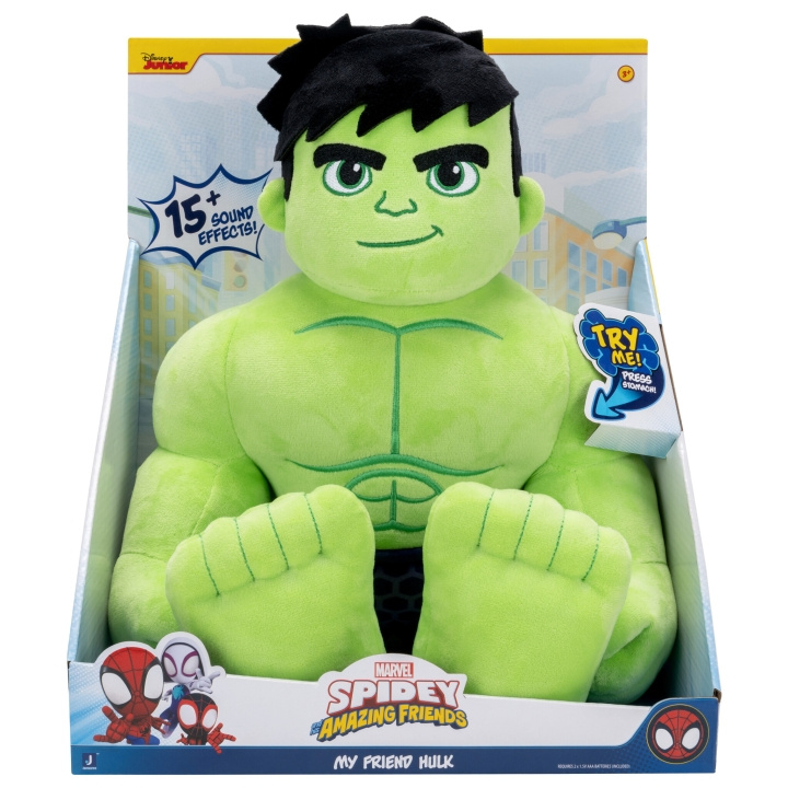 Disney Spidey – My Friend Hulk-plysdyr (SNF0325) i gruppen LEGETØJ, BØRN & BABY / Babyleg (0-3 år) / Tøjdyr hos TP E-commerce Nordic AB (D43592)