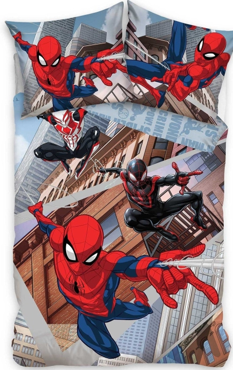 BrandMac Sengetøj – voksenstørrelse 140 x 200 cm – Spiderman (1001044) i gruppen HJEM, HUS & HAVE / Interiør / Sengetøj hos TP E-commerce Nordic AB (D43637)