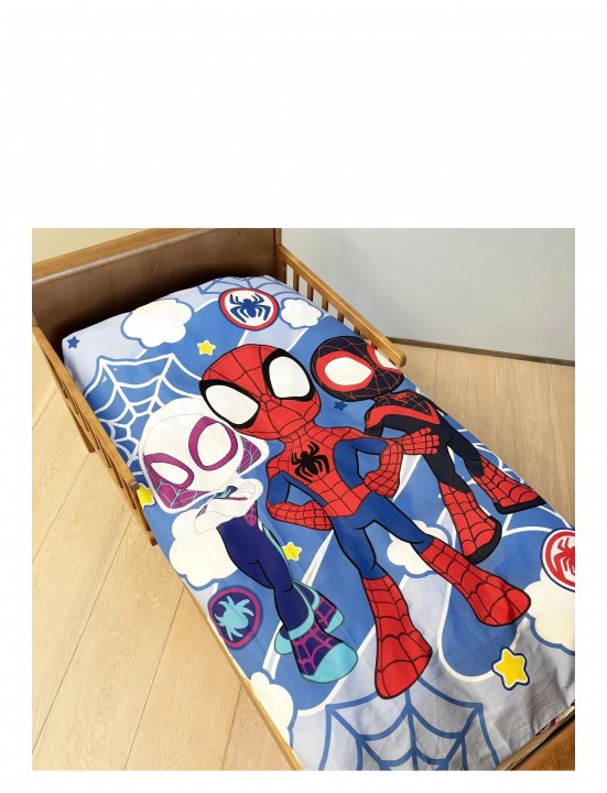 BrandMac Sengetøj – voksenstørrelse 140 x 200 cm – Spidey (1001016) i gruppen HJEM, HUS & HAVE / Interiør / Sengetøj hos TP E-commerce Nordic AB (D43638)